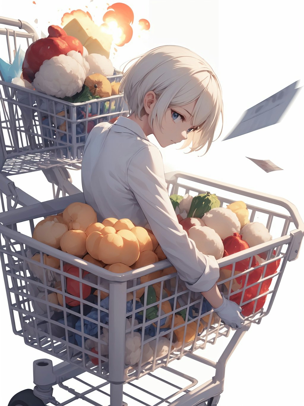 AI shopping cart summer festival