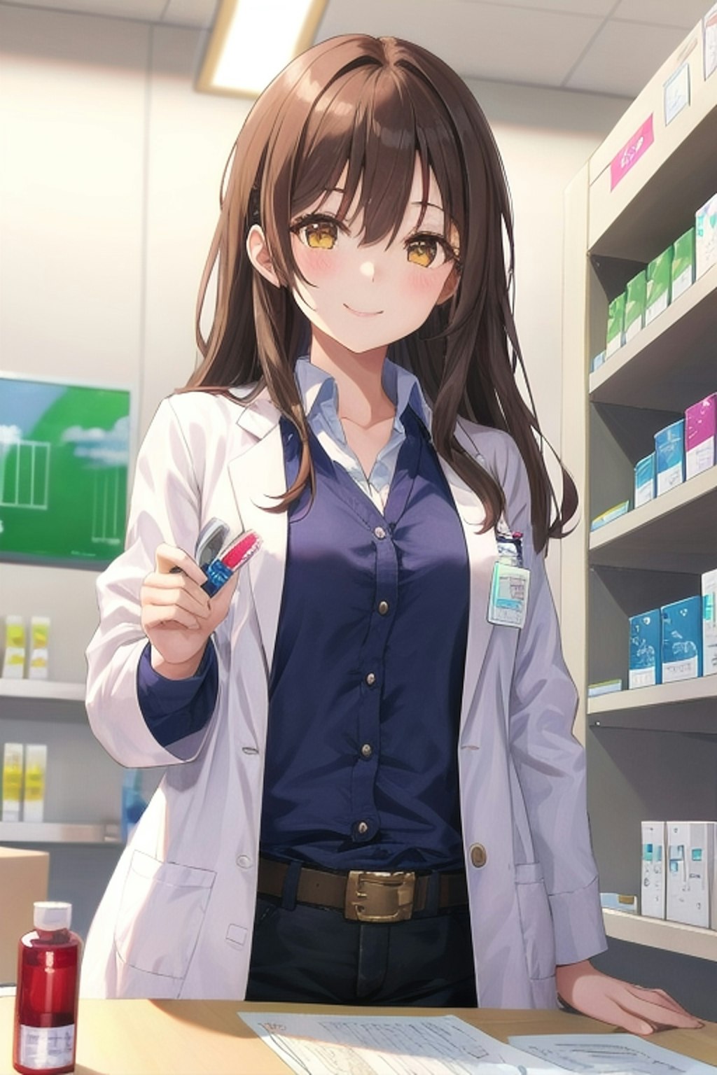 薬剤師さんになったなごみちゃん💊💉♡