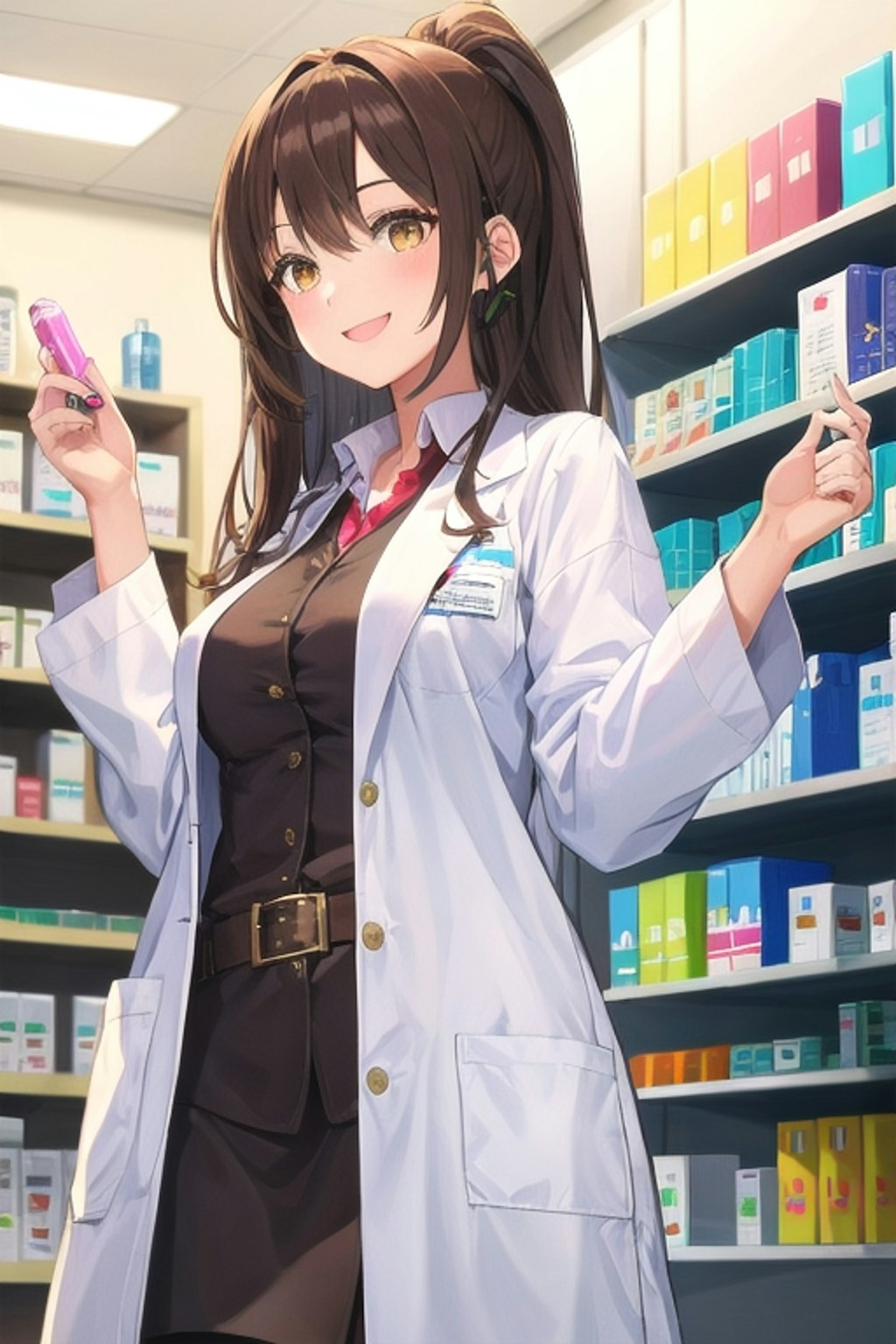 薬剤師さんになったなごみちゃん💊💉♡