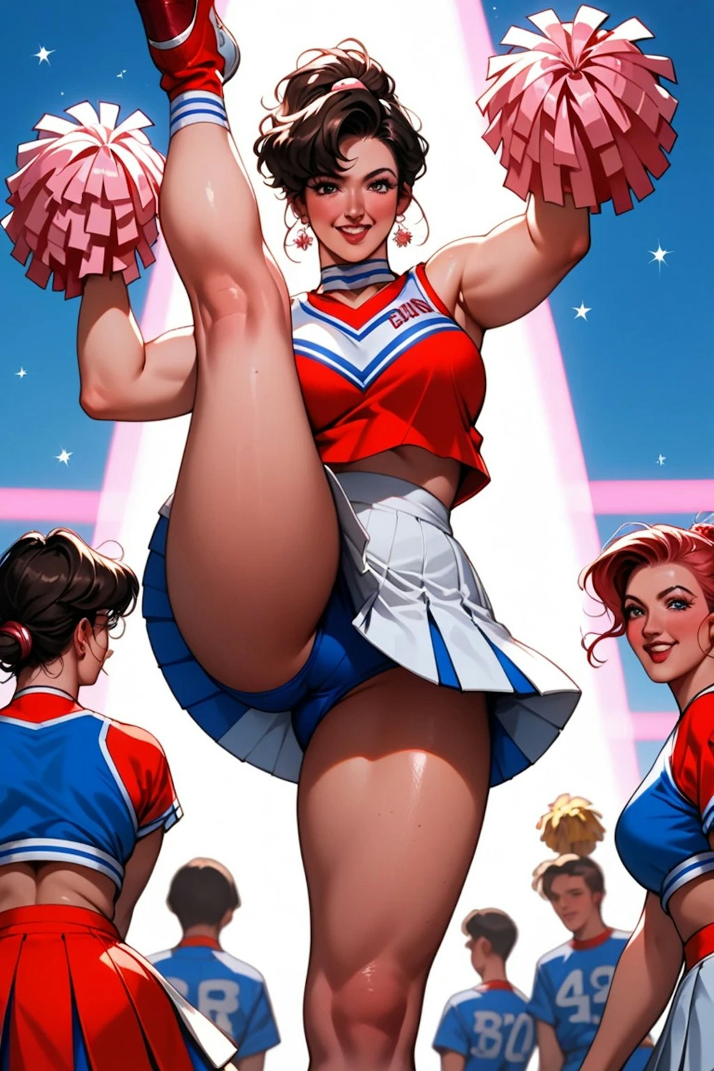 迫力あるアメリカンチア　１