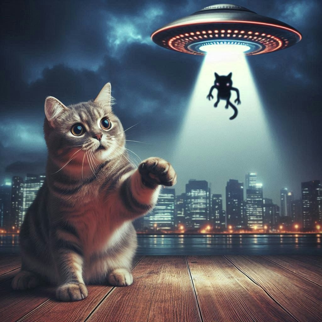未確認飛行物体と猫