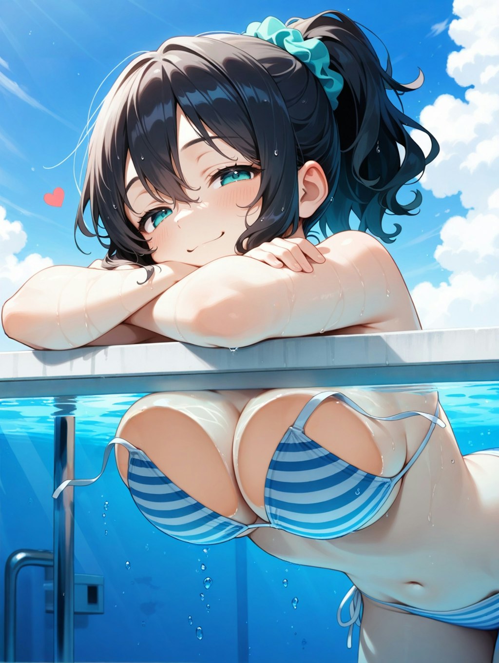 一緒に泳ぐ❓