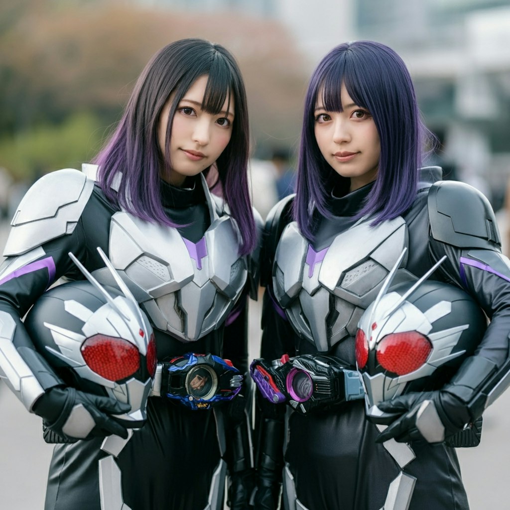 2人の女性仮面ライダー