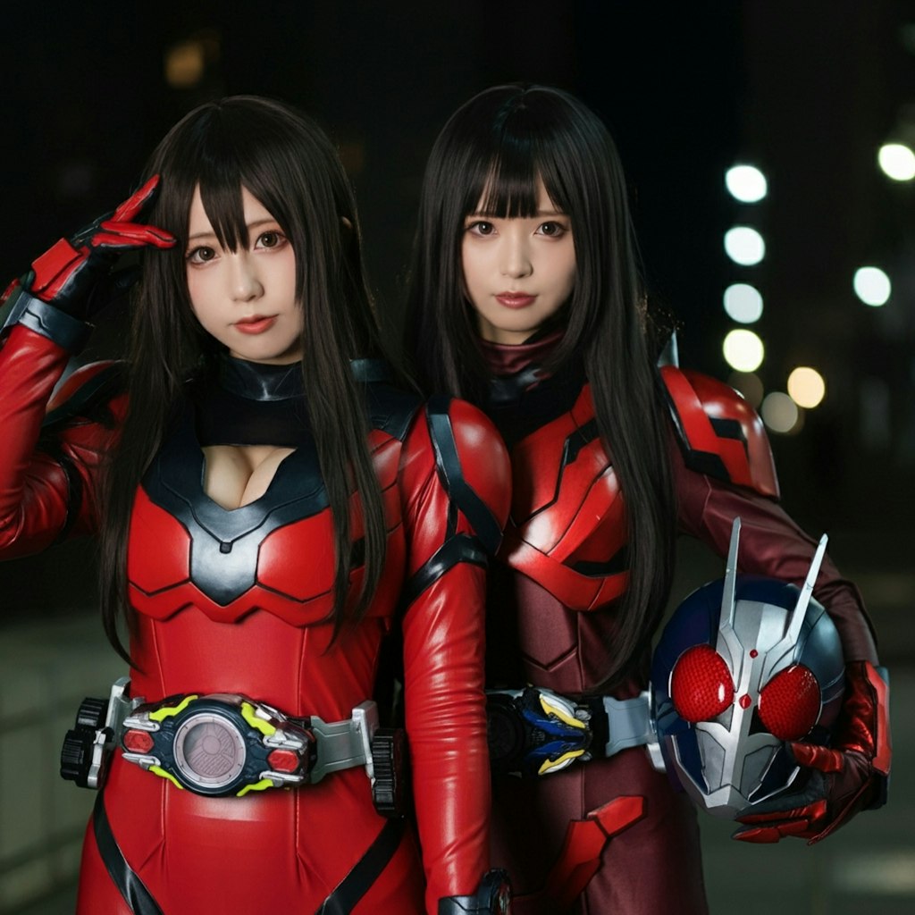 2人の女性仮面ライダー