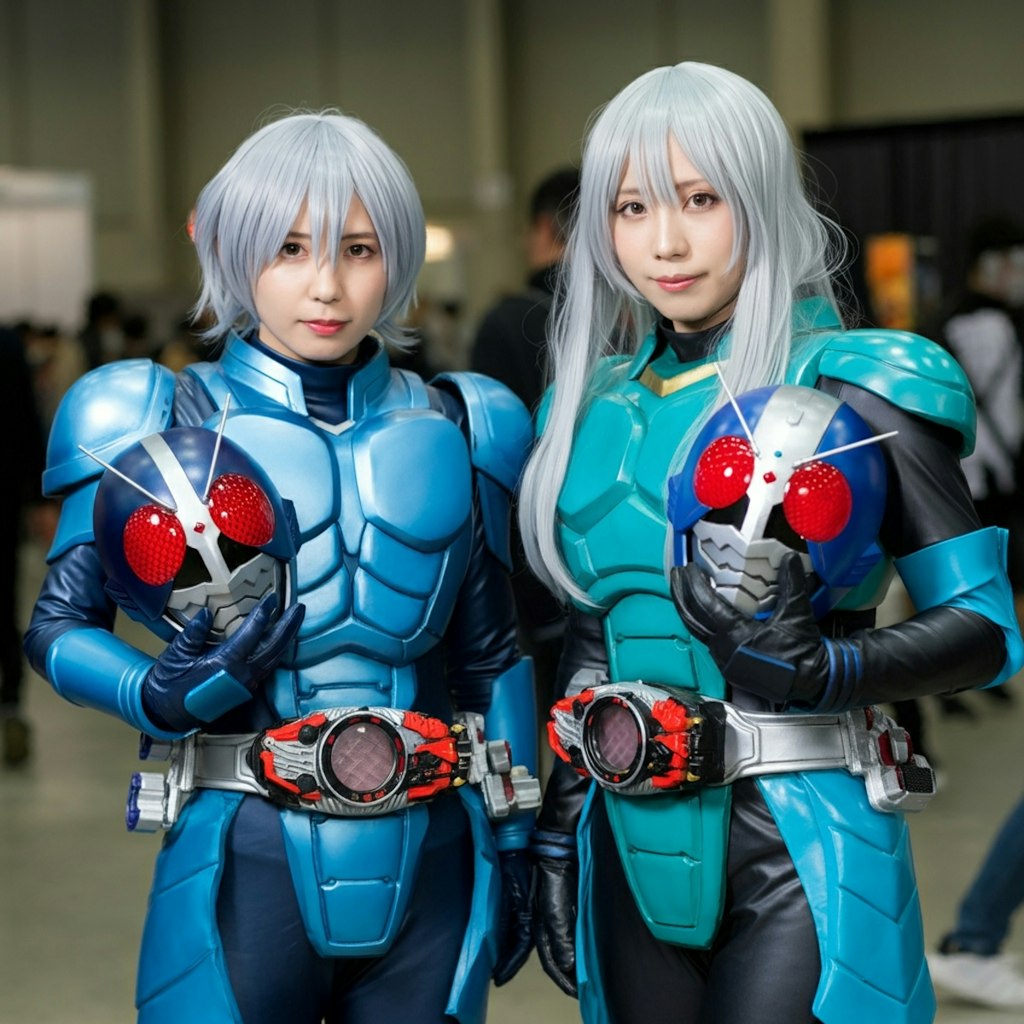 2人の女性仮面ライダー