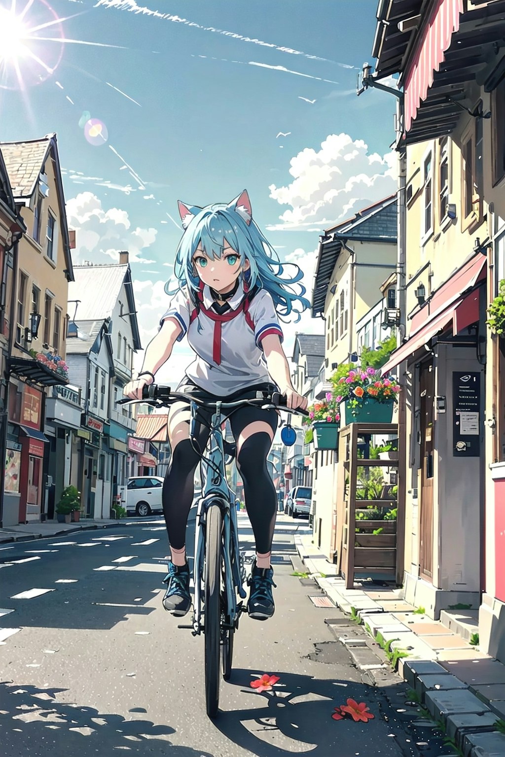 猫耳タウンサイクリング🚲