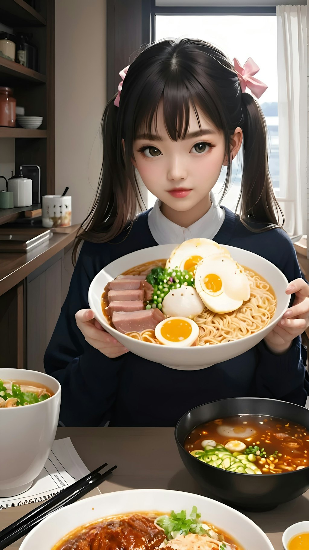 少女の大好物は...ざる蕎麦w( ﾟдﾟ)ﾊｯ!