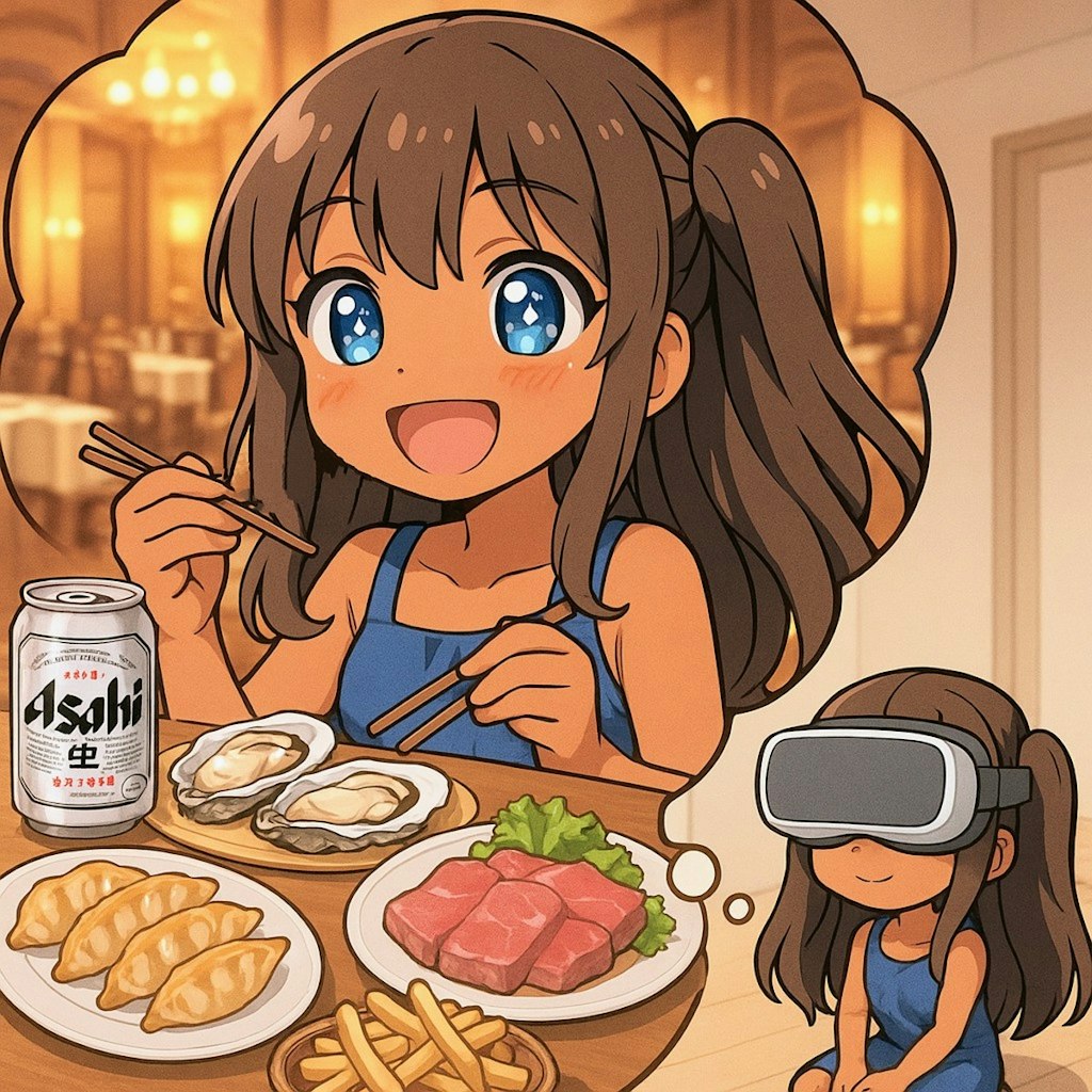 理想でいられる部屋の小さな女の子