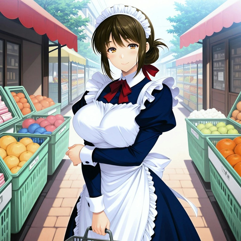 我が家のメイドさん/夕飯のお買い物ですっ！