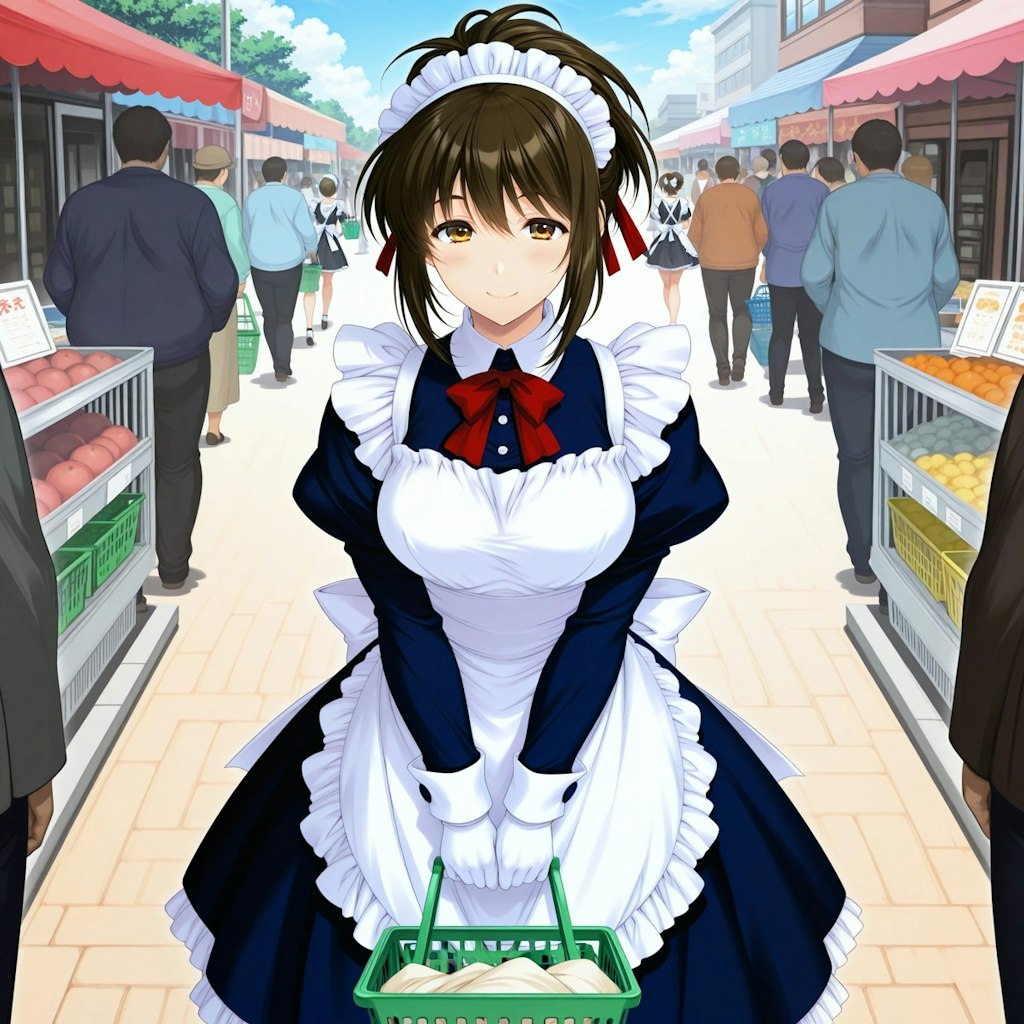 我が家のメイドさん/夕飯のお買い物ですっ！