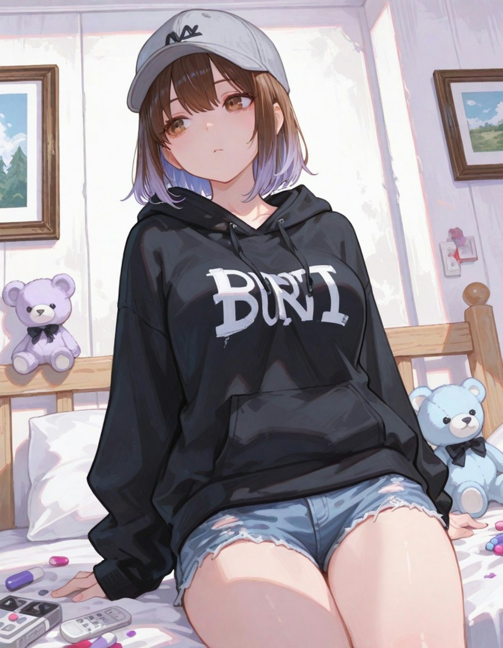 散らかしてる子