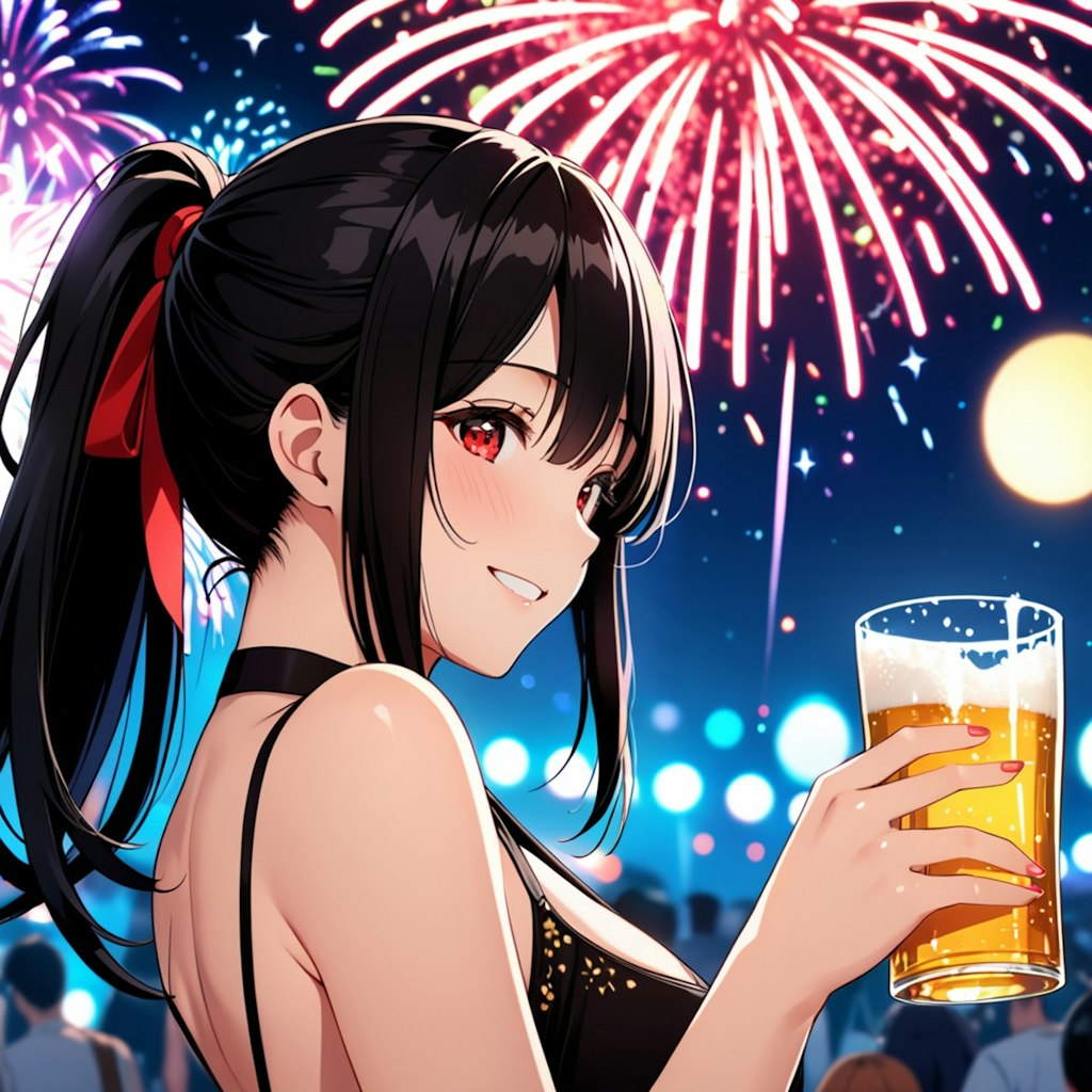 夏といえば、祭り、花火、ビールですよね！