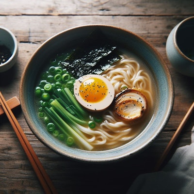 日本のseafood noodle