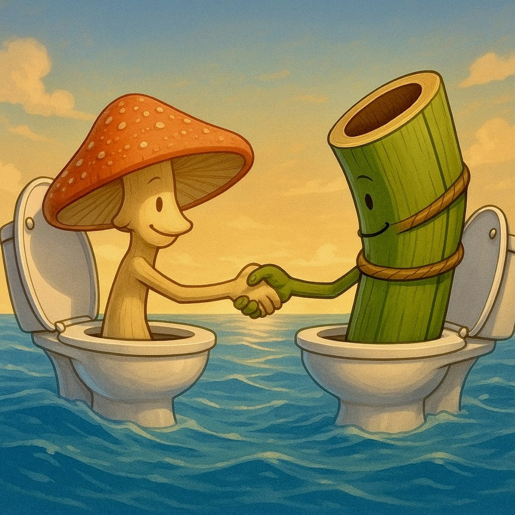 🍄🤝🎋