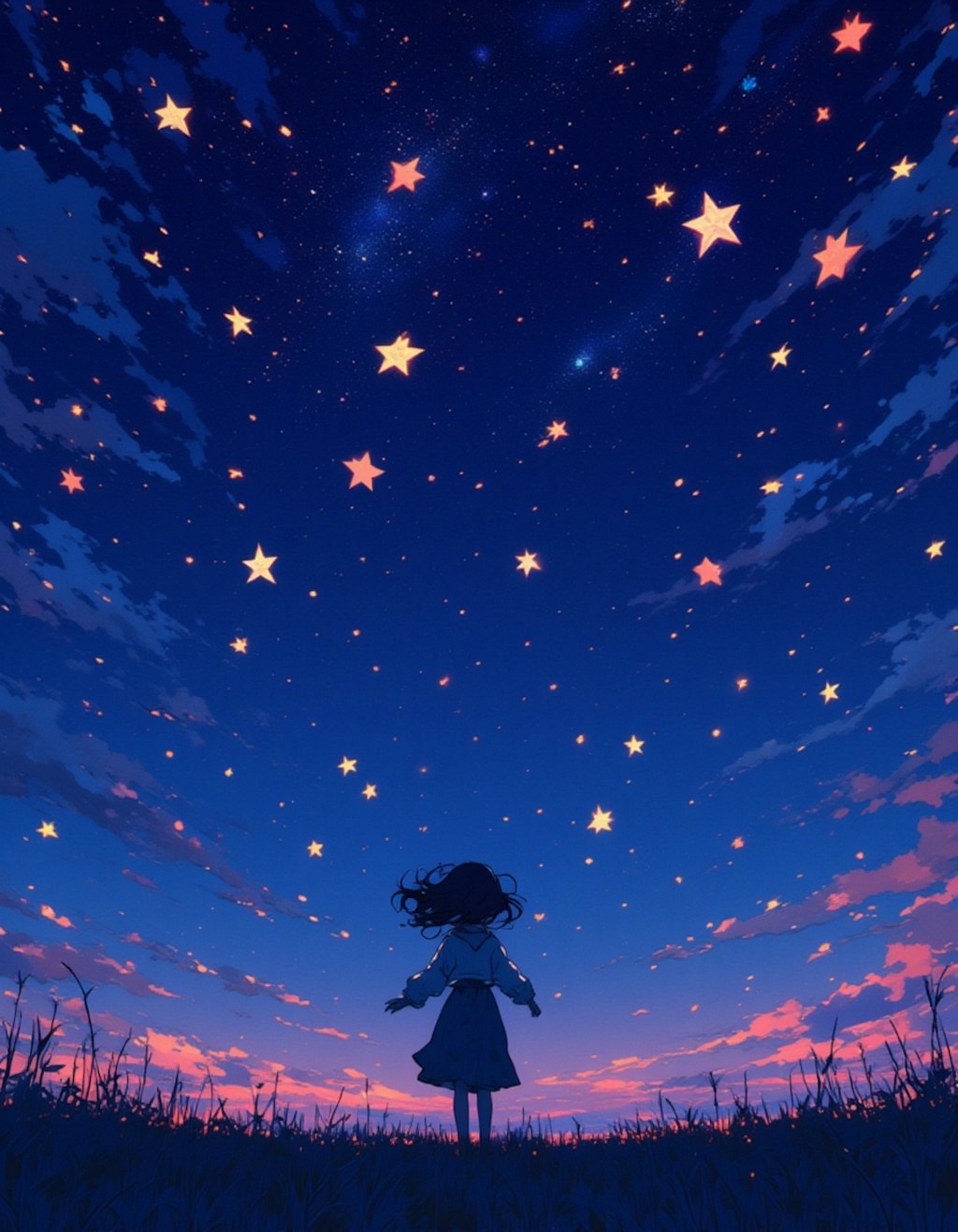 星と女の子