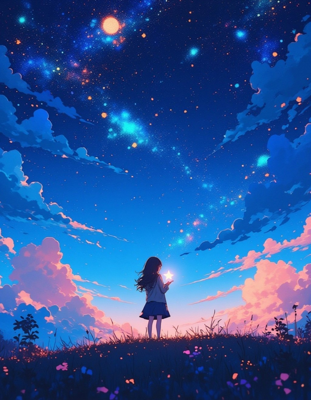 星と女の子