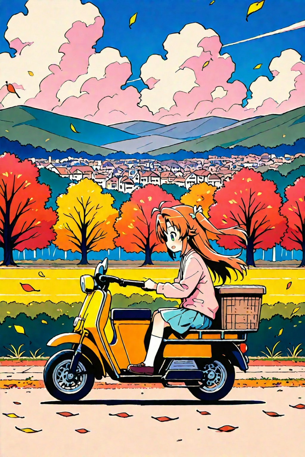 こまちゃん変わったバイクに乗る(*´ω｀*)