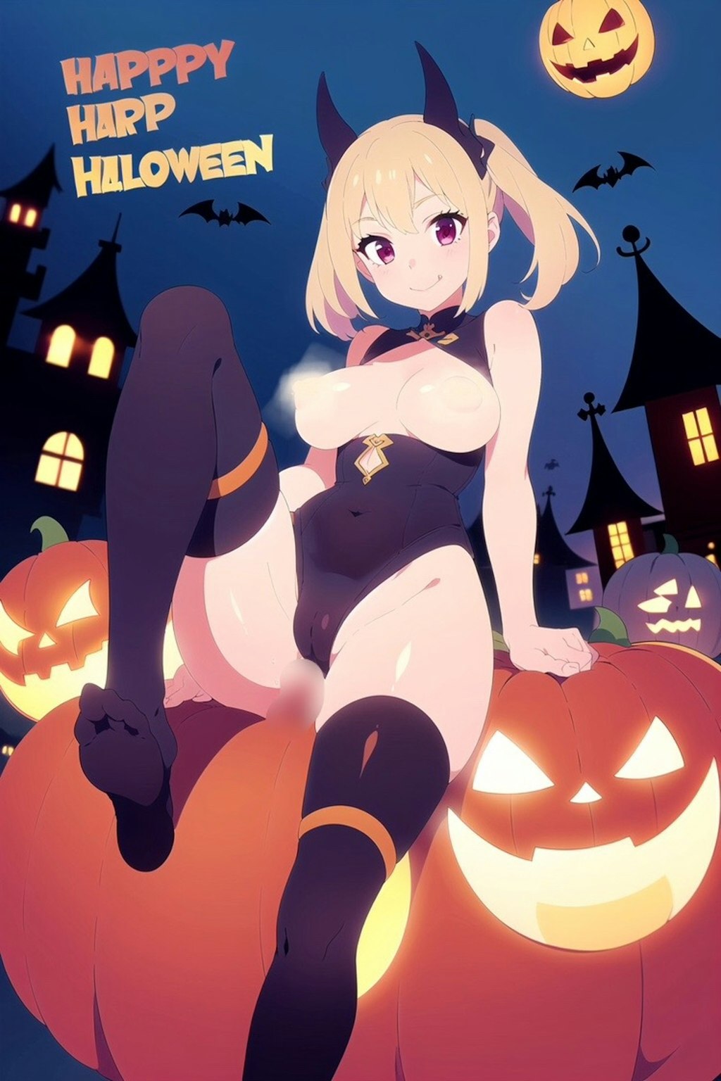 ハロウィンのポスター完成ね