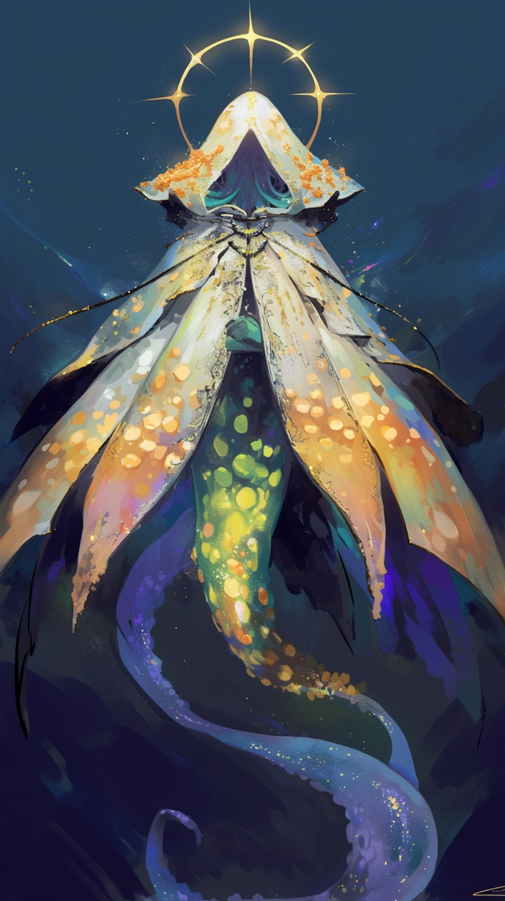 タコ皮と深海魚の天使
