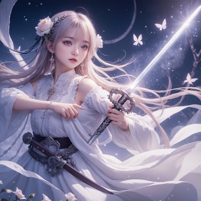 白薔薇の魔法剣士 (ani2real?)