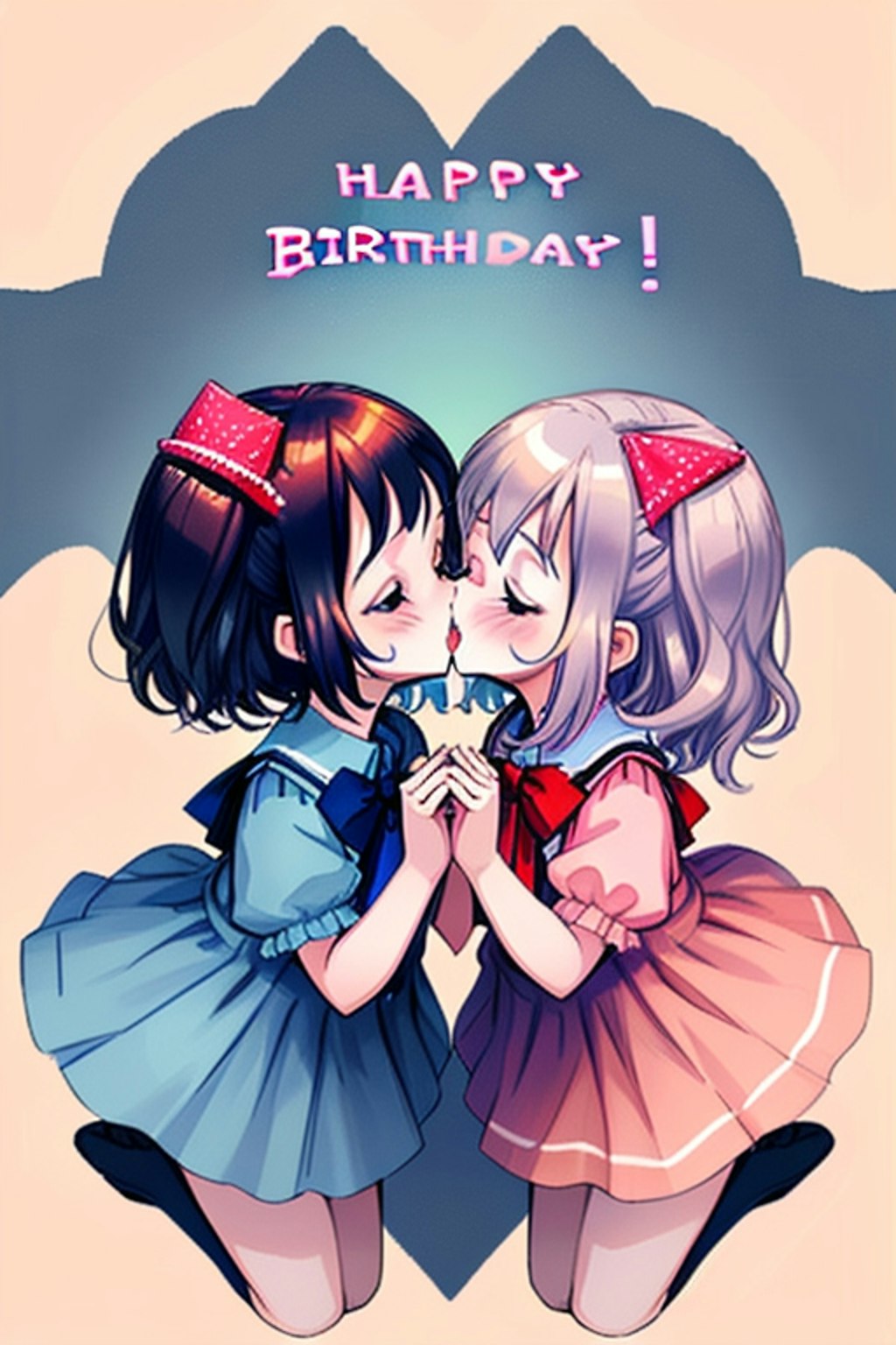 少女×少女  『お誕生日おめでとう ちゅっ♡』