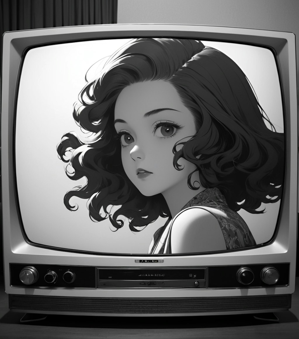 昔のテレビ