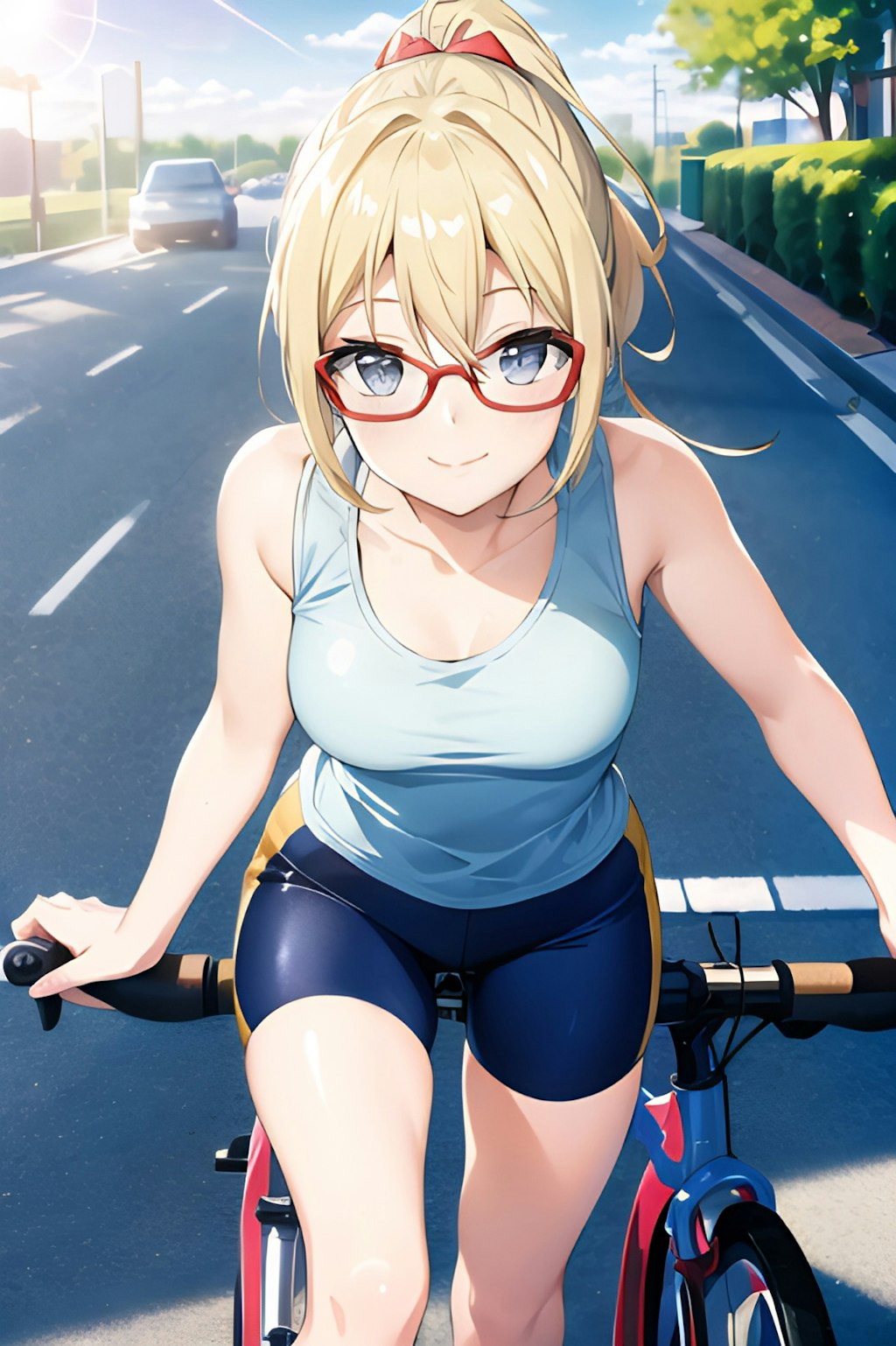 自転車でGO!!