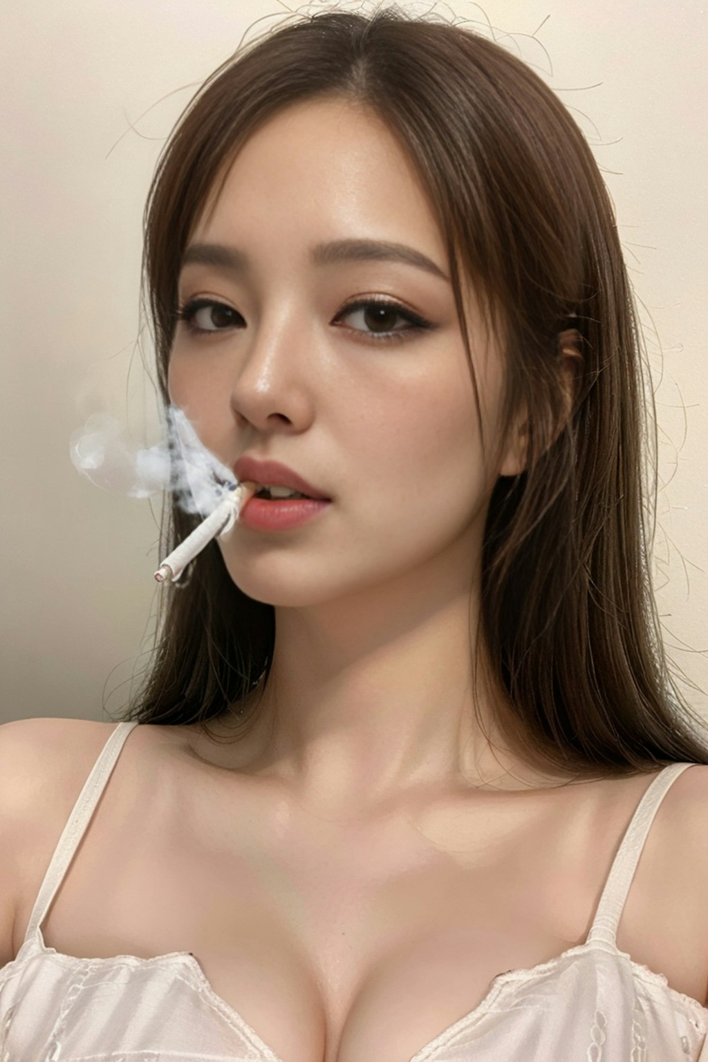 煙草を吸う女2