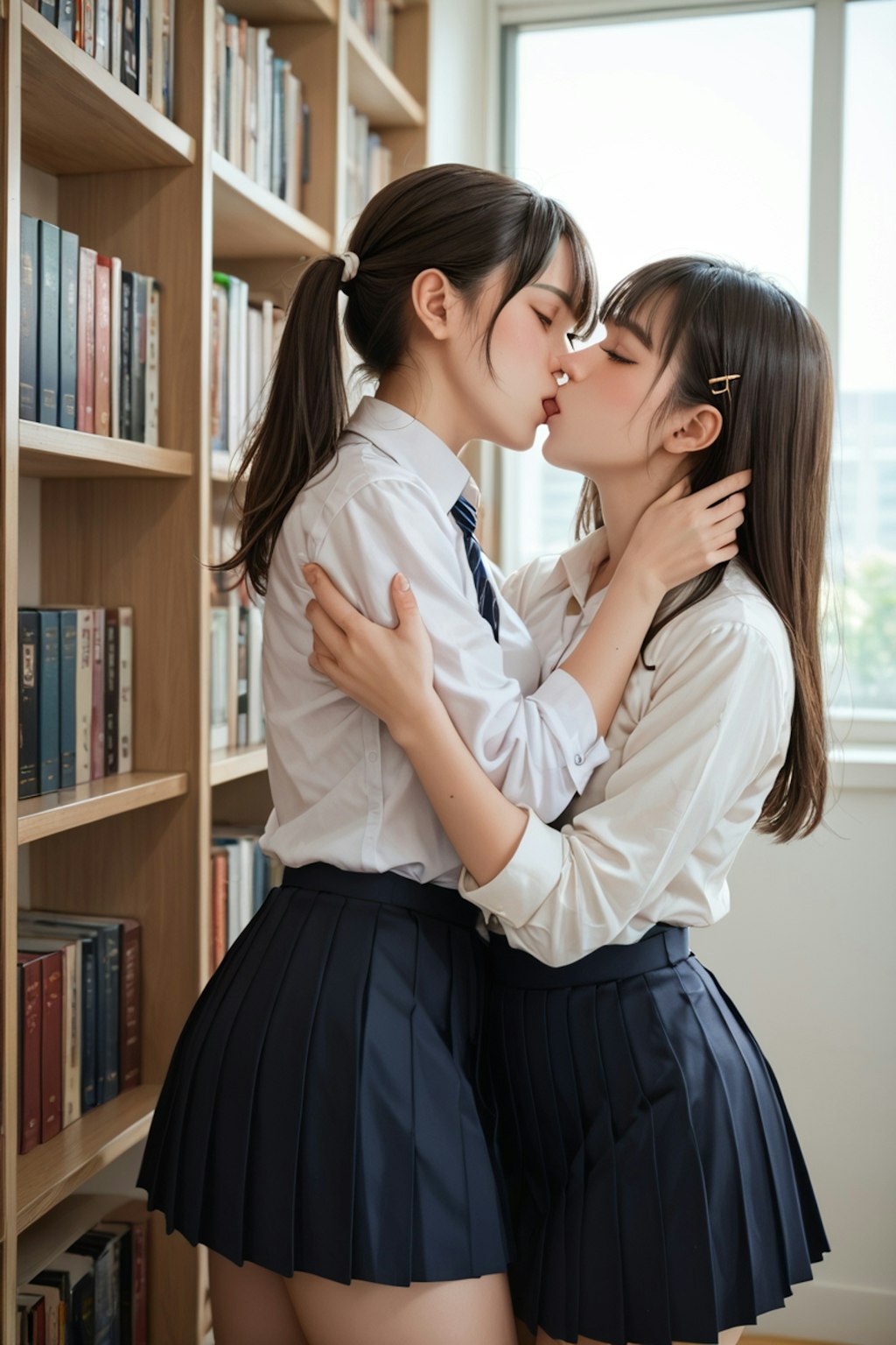 【微エロ】百合キス