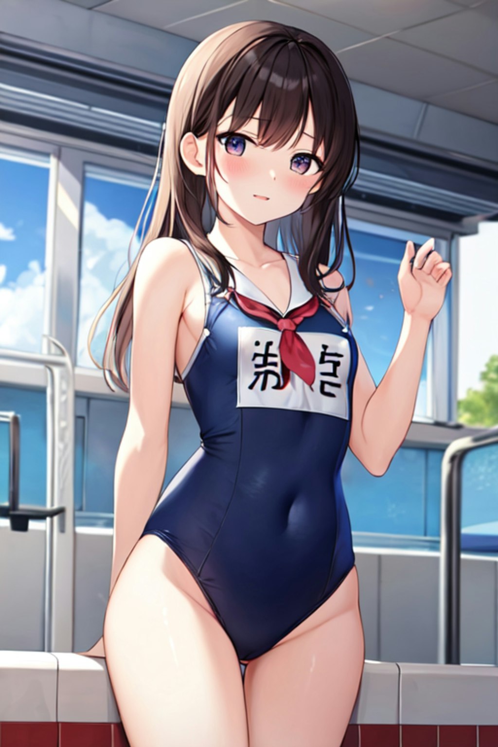 スク水女子高生