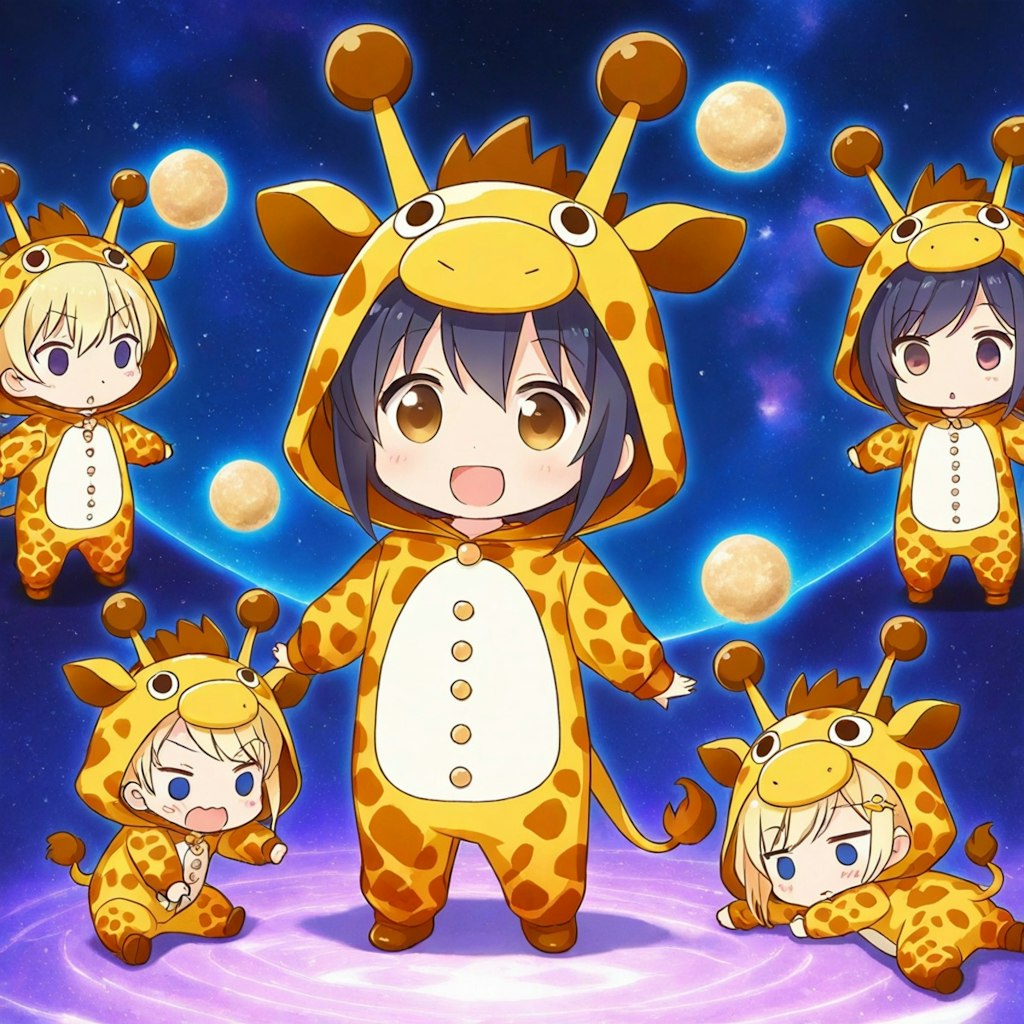 宇宙キリン着ぐるみちび子ちゃん