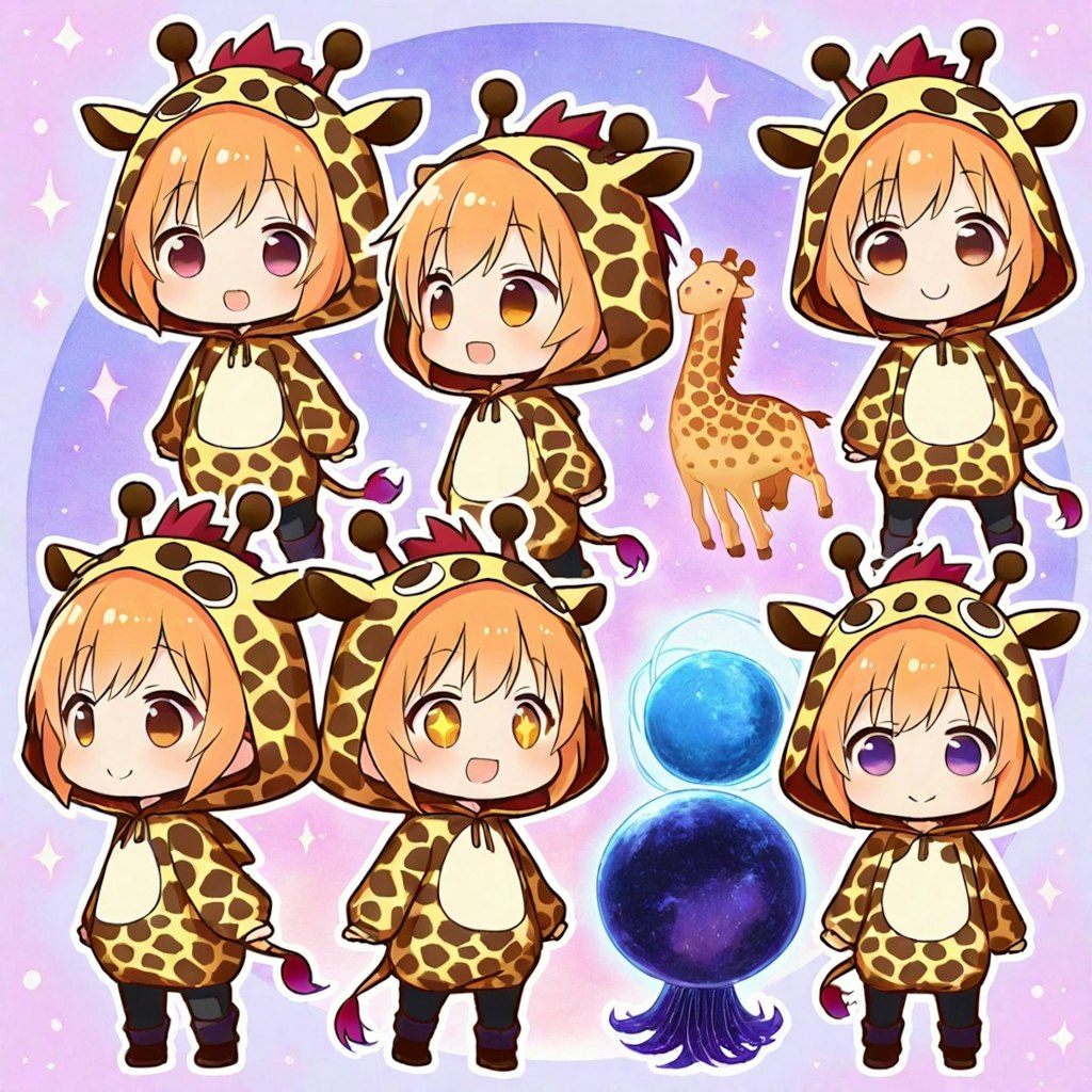 宇宙キリン着ぐるみちび子ちゃん