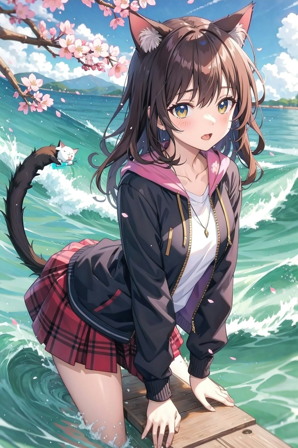 6単語入れてみた✨　ねこなみさくら理不尽師匠