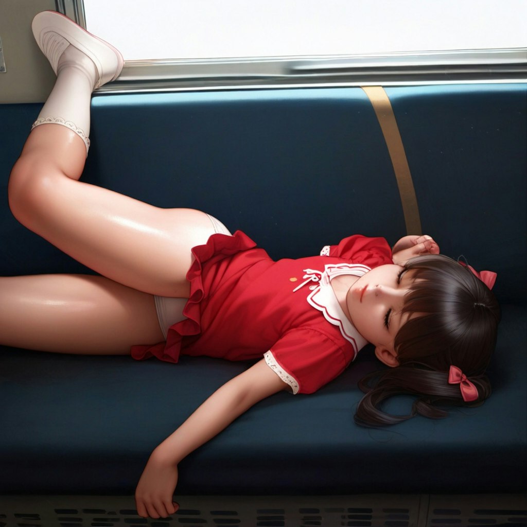 電車の中の眠り姫２