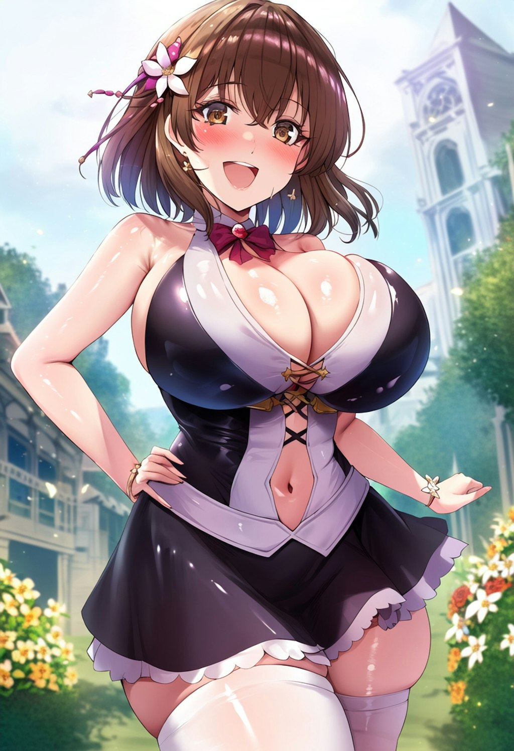 ファンタジーなドレスの女の子