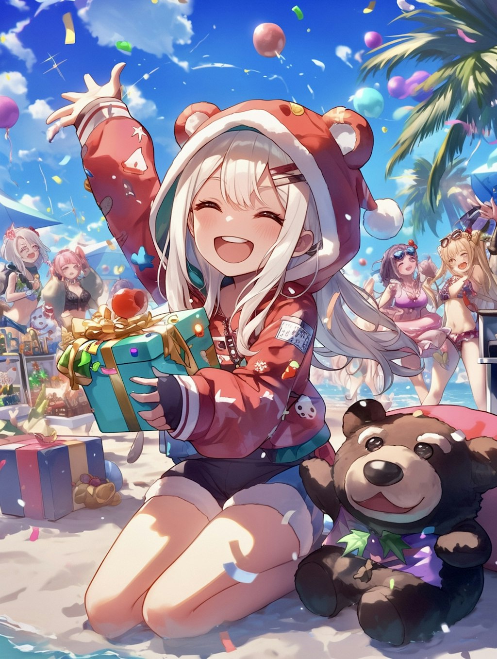 真夏のクリスマス✖︎くま娘🐾