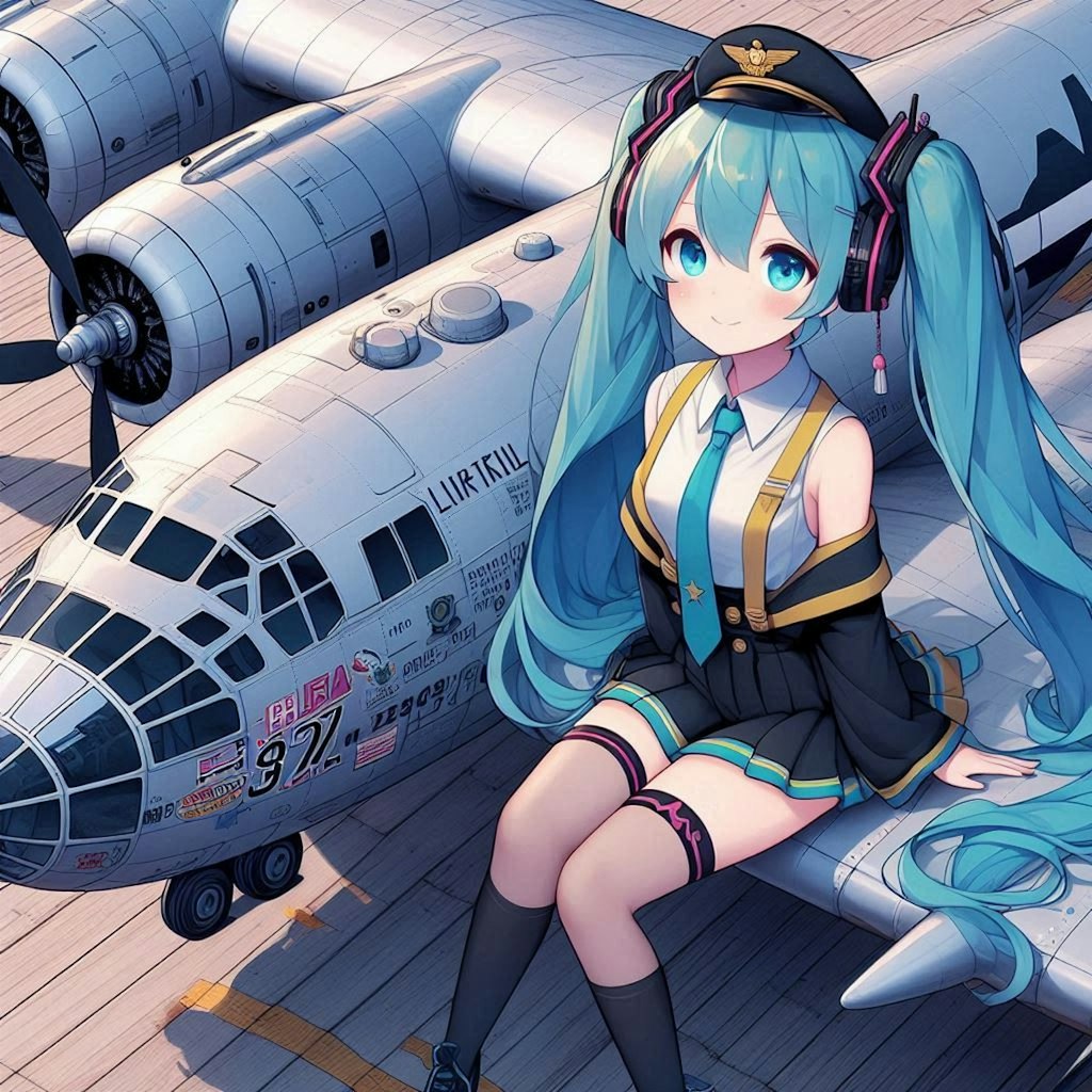 初音ミクとB-29