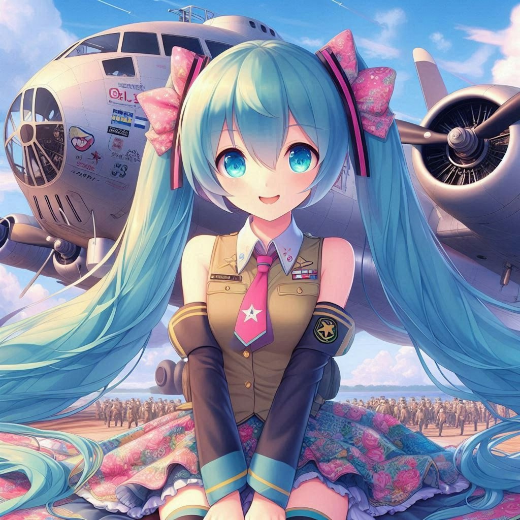 初音ミクとB-29