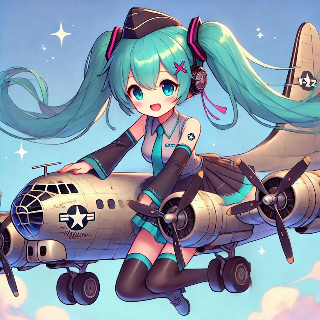 初音ミクとB-29