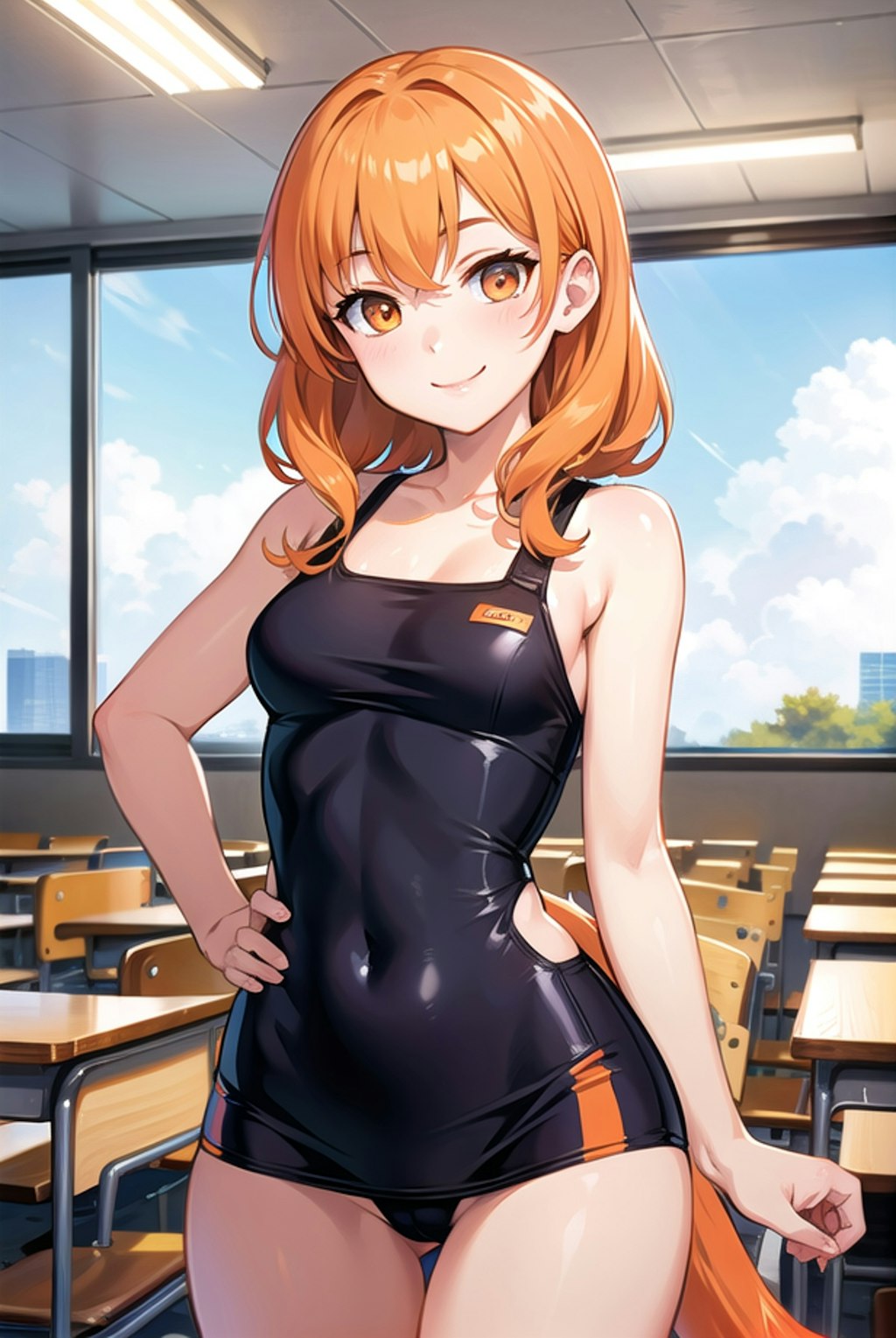 オレンジ髪子ちゃん