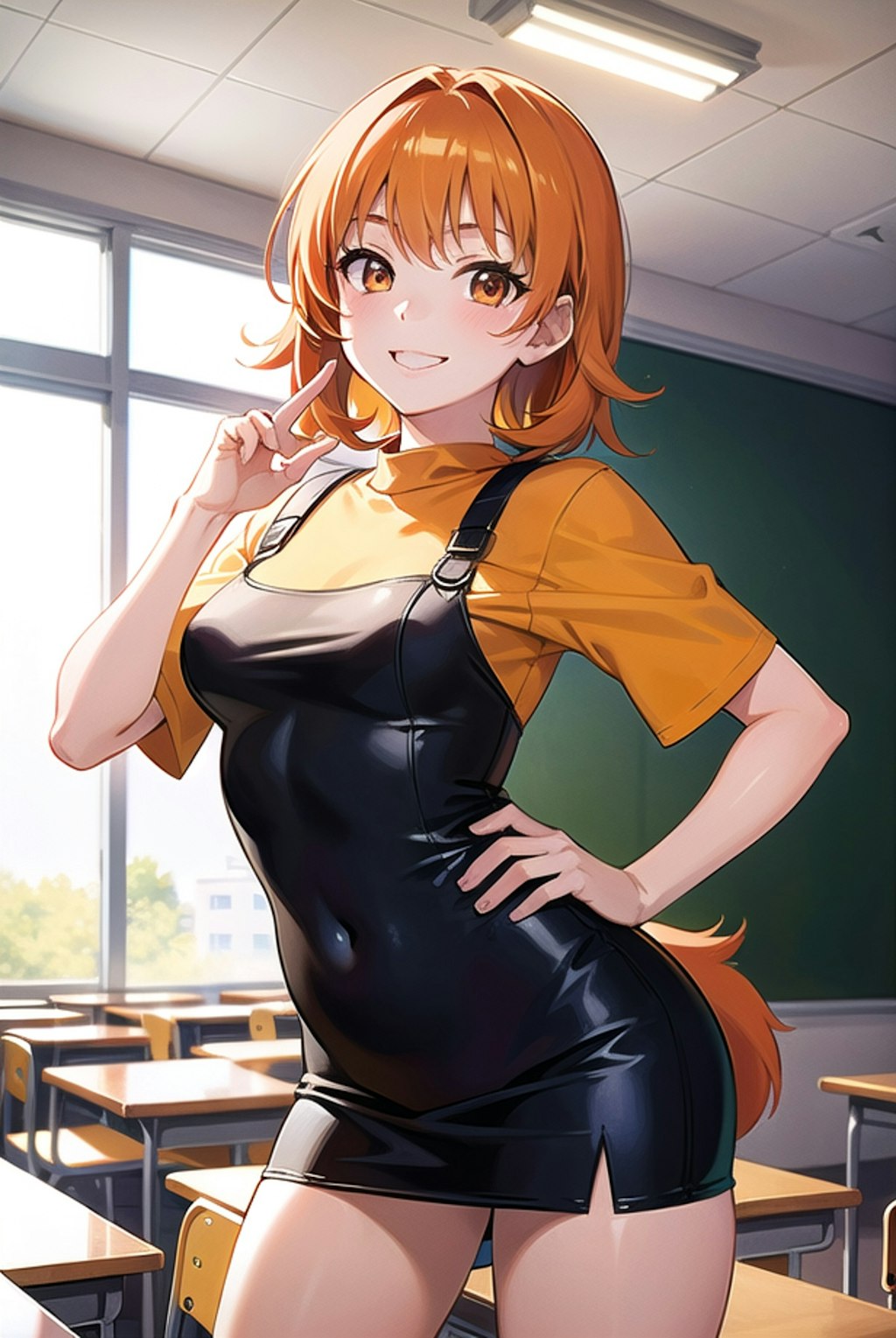 オレンジ髪子ちゃん