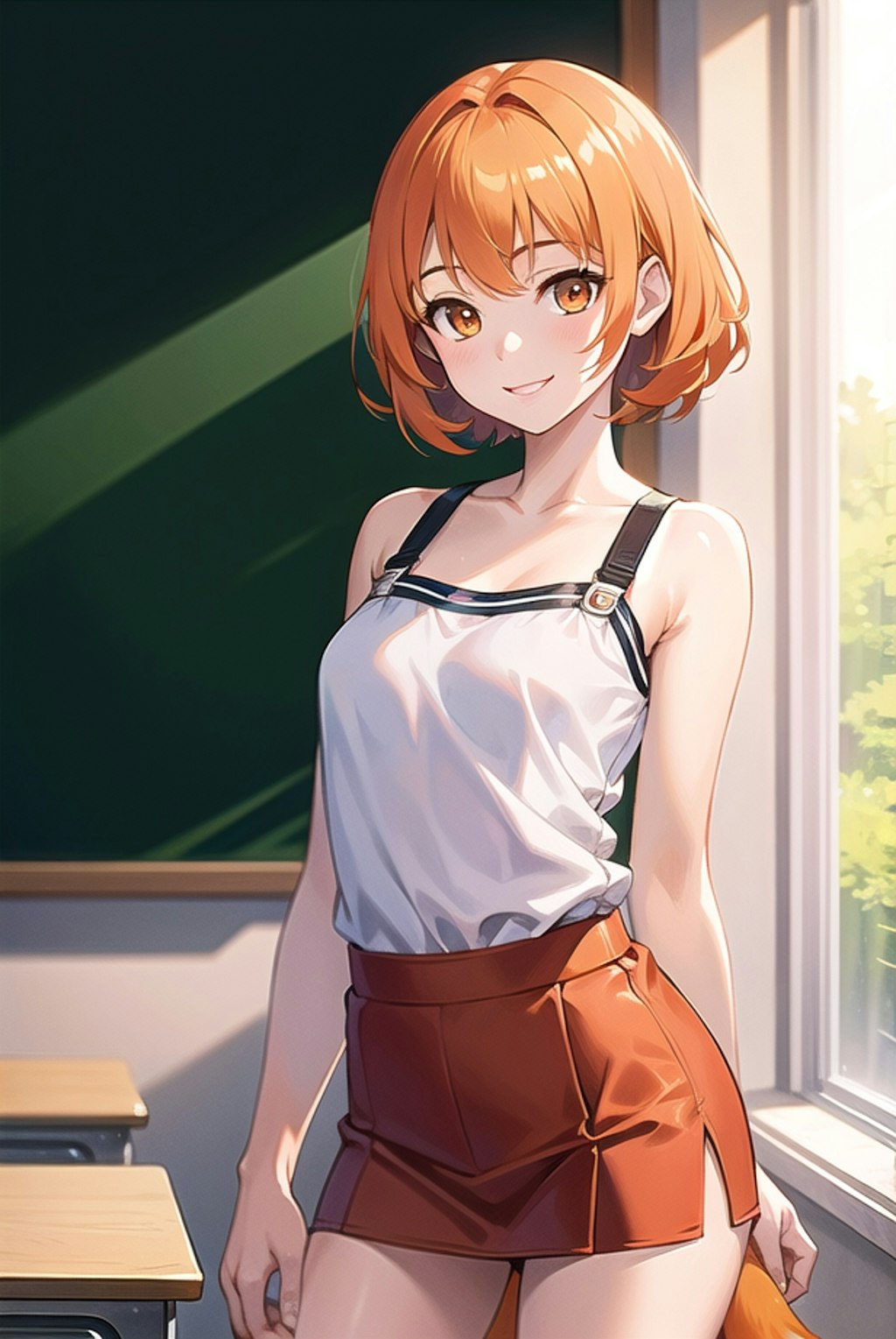 オレンジ髪子ちゃん