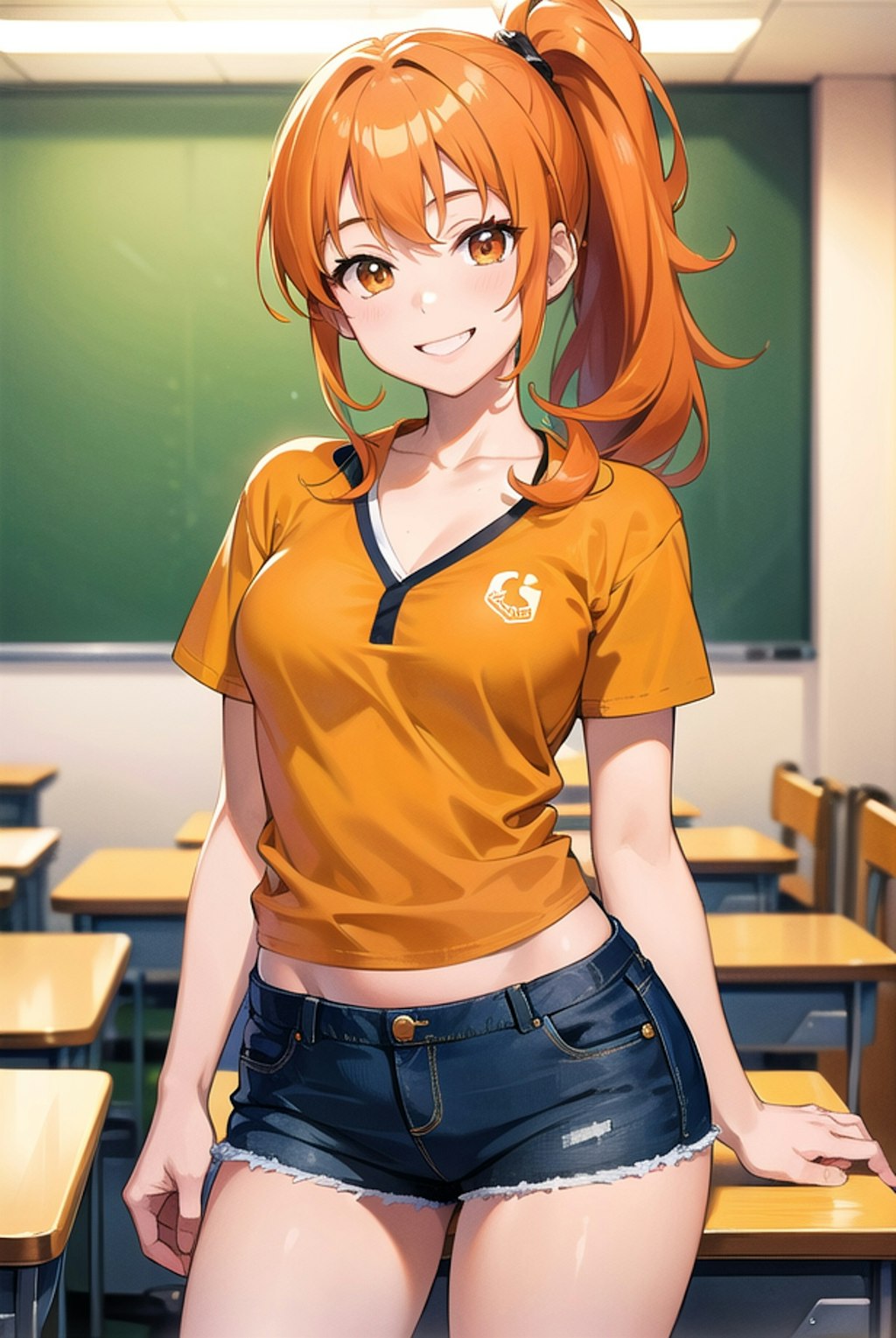 オレンジ髪子ちゃん