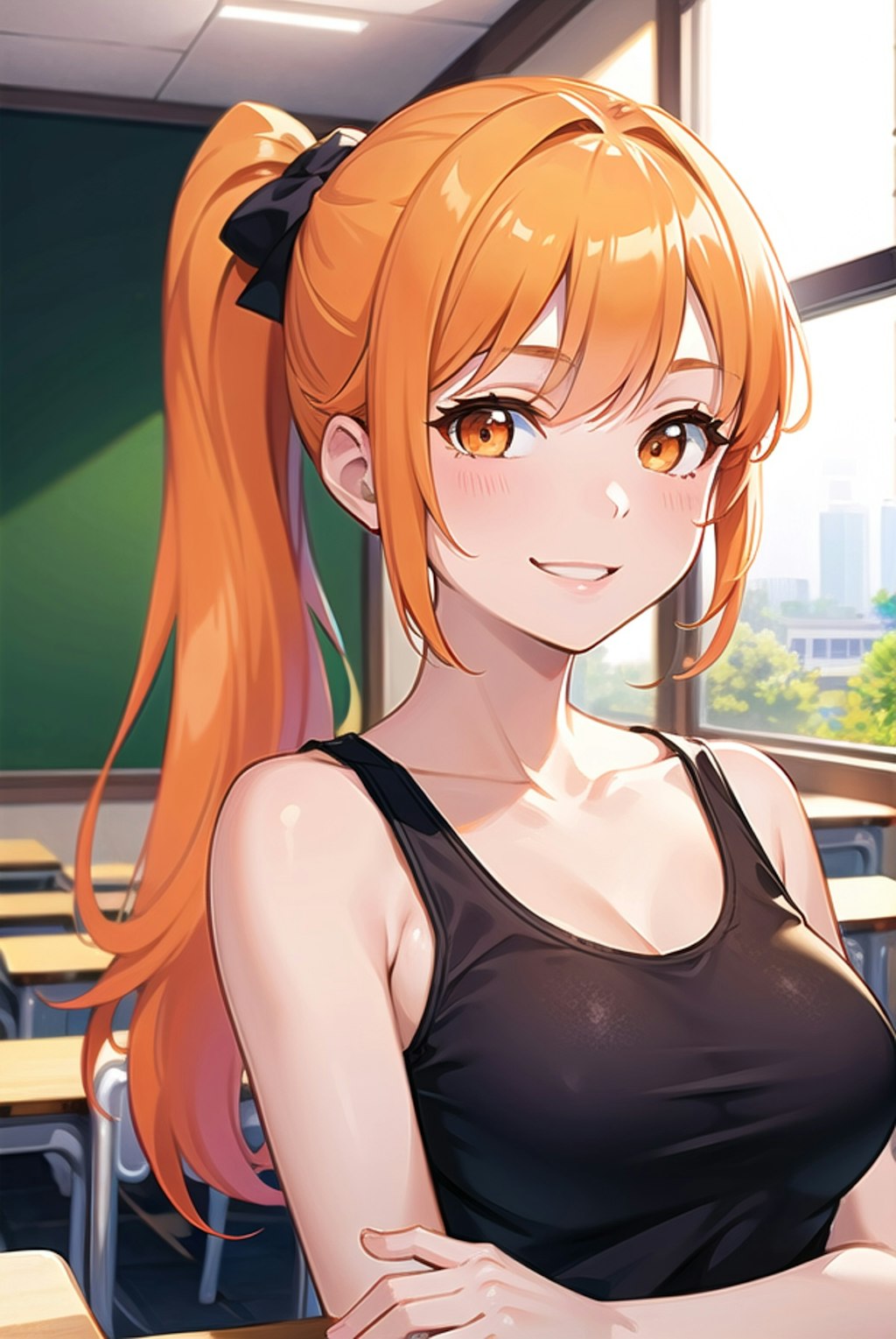 オレンジ髪子ちゃん