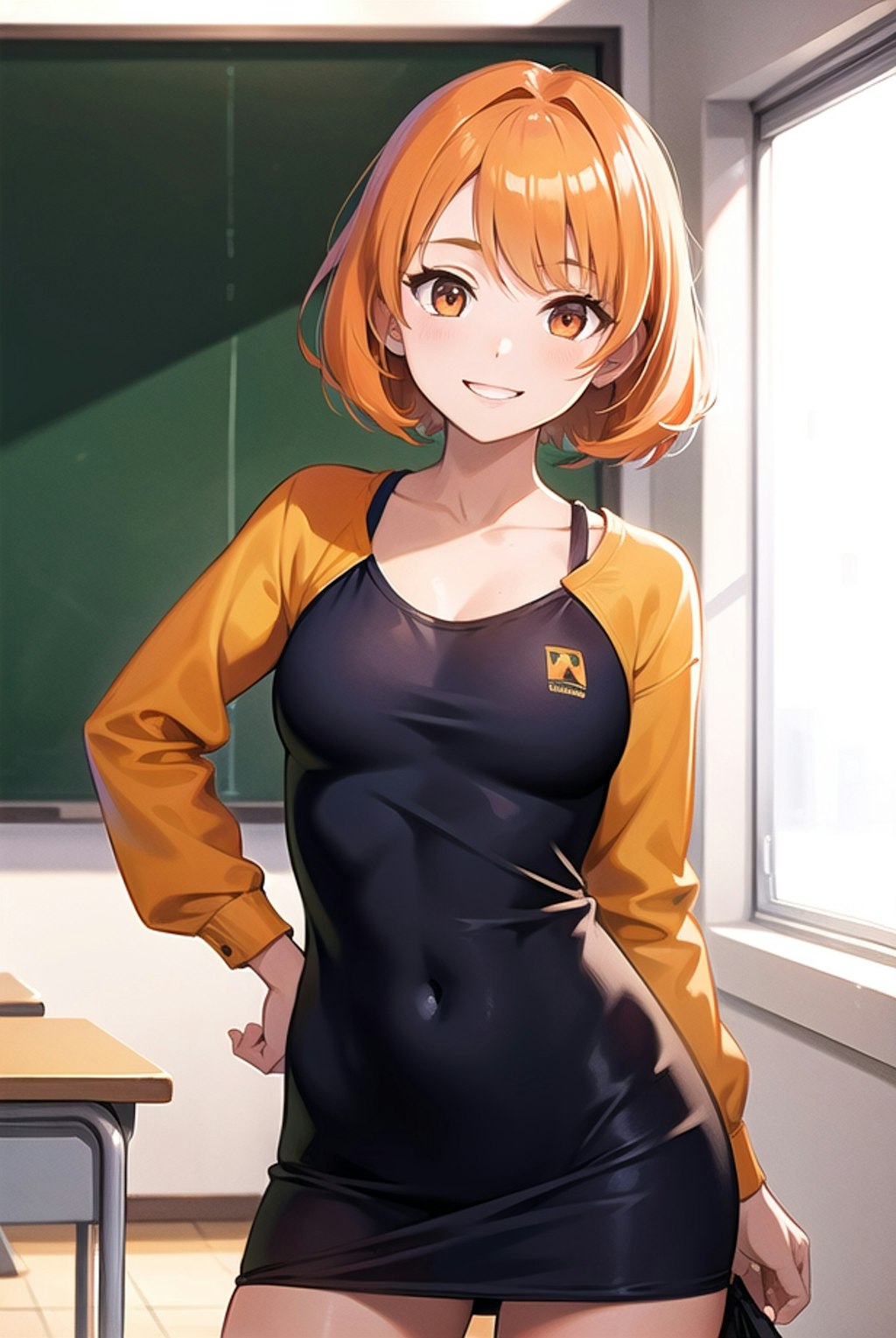 オレンジ髪子ちゃん
