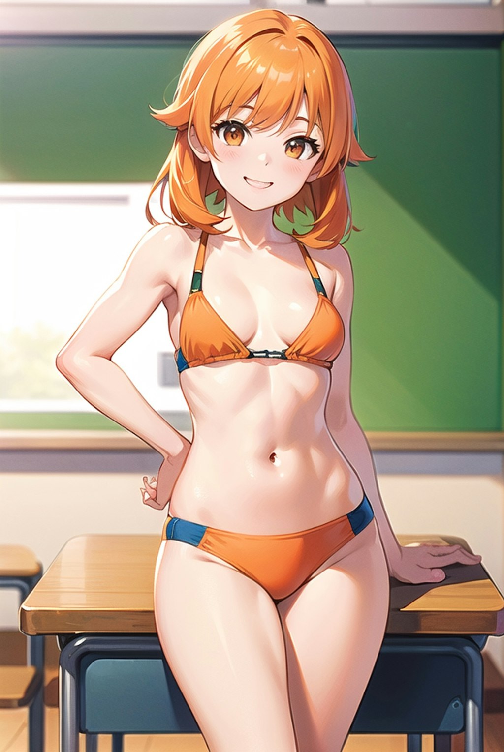 オレンジ髪子ちゃん