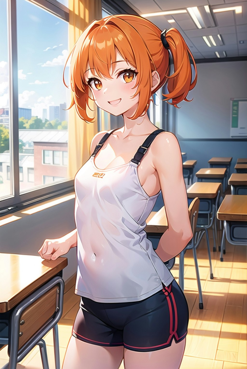 オレンジ髪子ちゃん