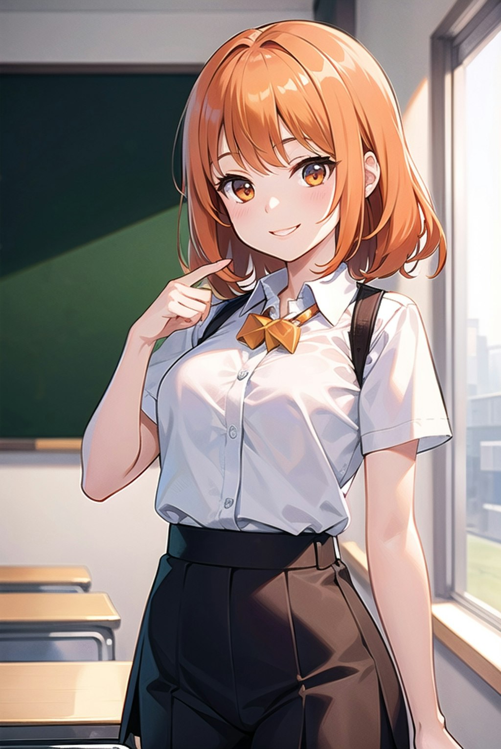 オレンジ髪子ちゃん