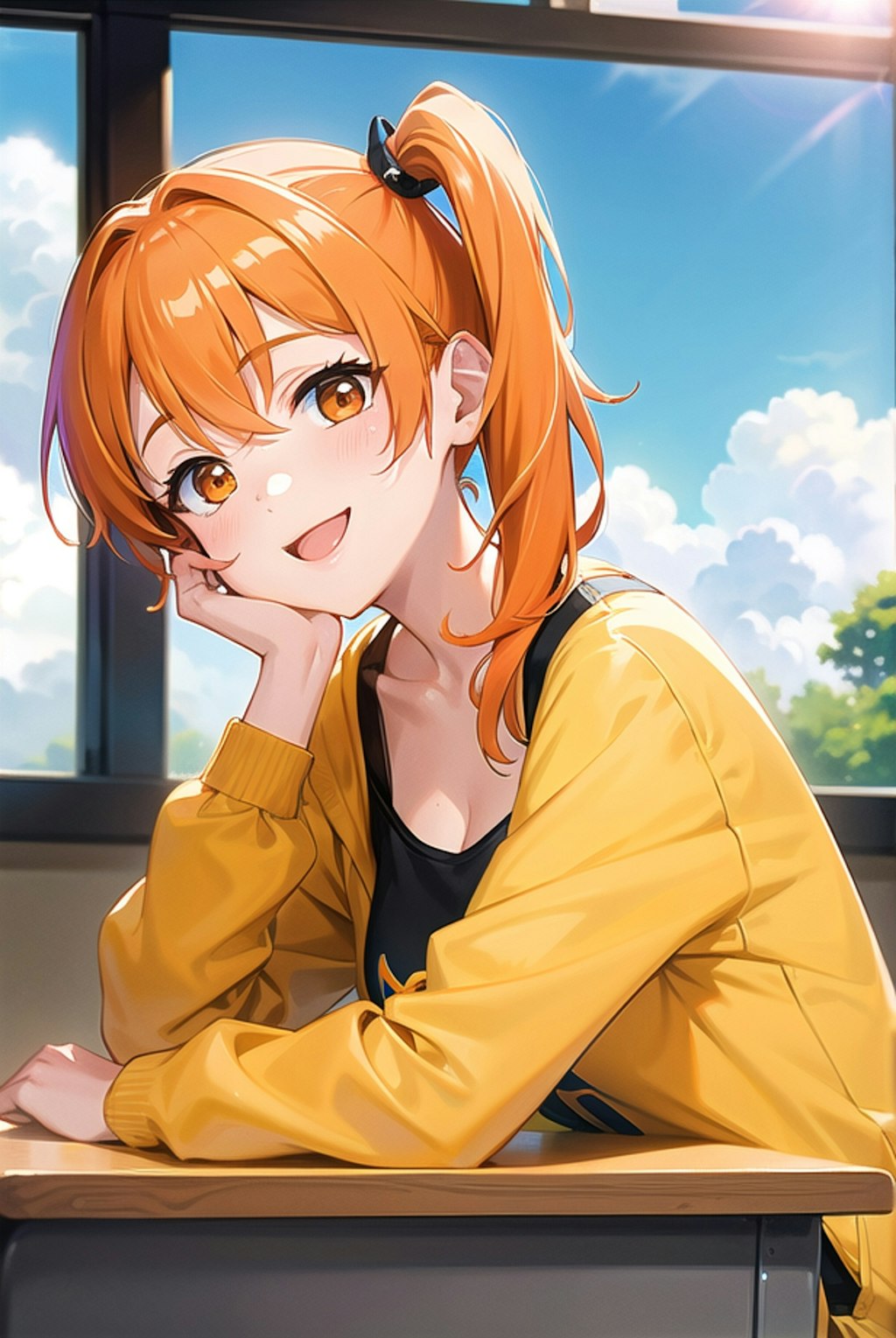 オレンジ髪子ちゃん