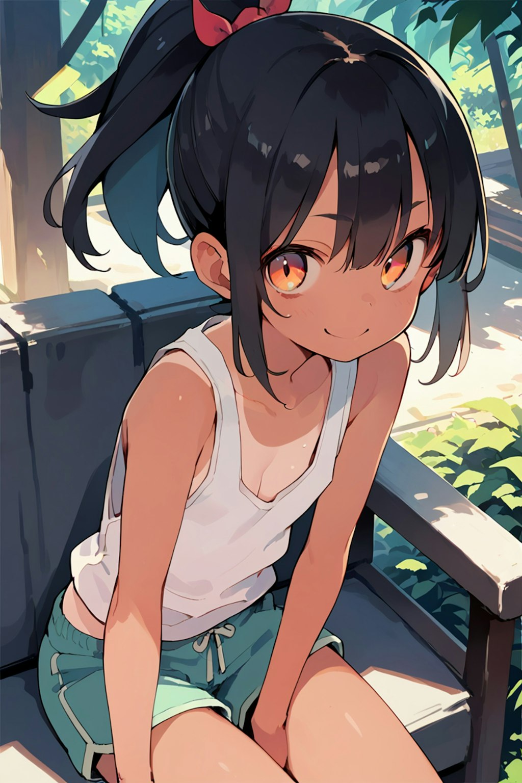 夏休みな女の子